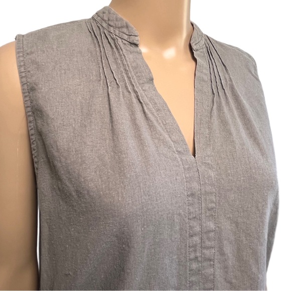 JUST LIVING Linen Rayon Dress Medium - Picture 4 of 9